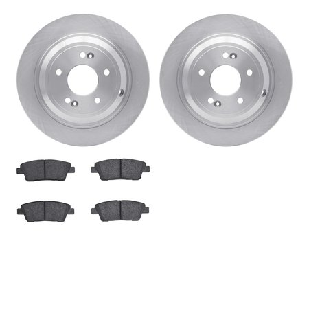 DYNAMIC FRICTION CO 6502-03337, Rotors with 5000 Advanced Brake Pads 6502-03337